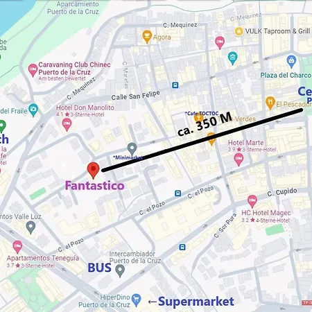 Fantastico 2 - Large Balcony, Free Parking, Air Conditioning, Free Netflix, Bbq Пуэрто-де-ла-Крус