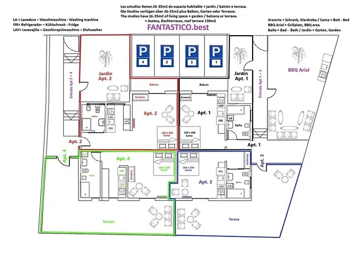 Fantastico 2 - Large Balcony, Free Parking, Air Conditioning, Free Netflix, Bbq Apartamento *
